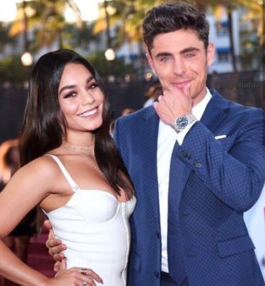 David Efron's son Zac Efron with his High School Musical co-star Vanessa Hudgens